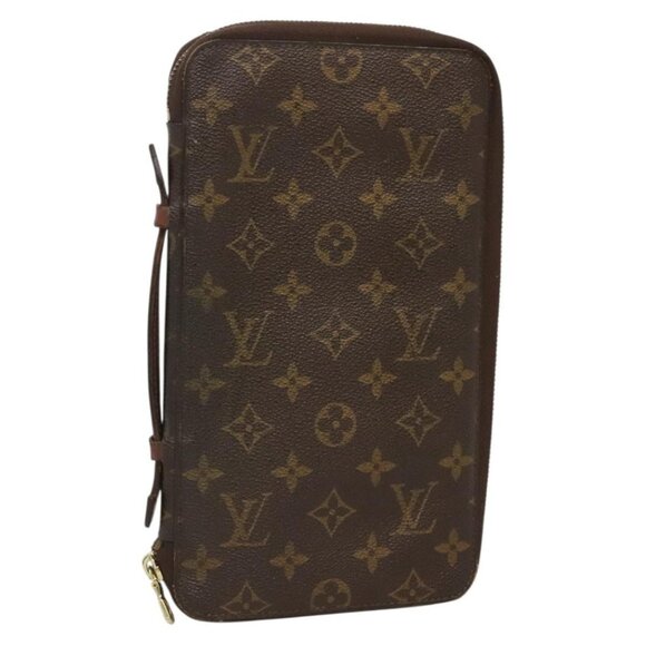 LOUIS VUITTON Monogram Poche Escapade Travel Case LV Auth - Picture 1 of 16